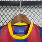 10-11 Barcelona Home Retro Kids Kit Football Jersey